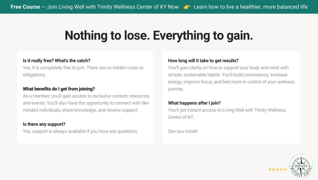 Nothing to lose, everything to gain